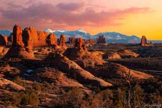 Yet another sunset at Arches
