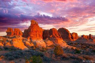 Magic light and structures at Arches