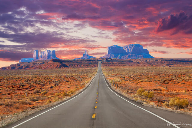 Utah Hwy 163 to Monument Valley print