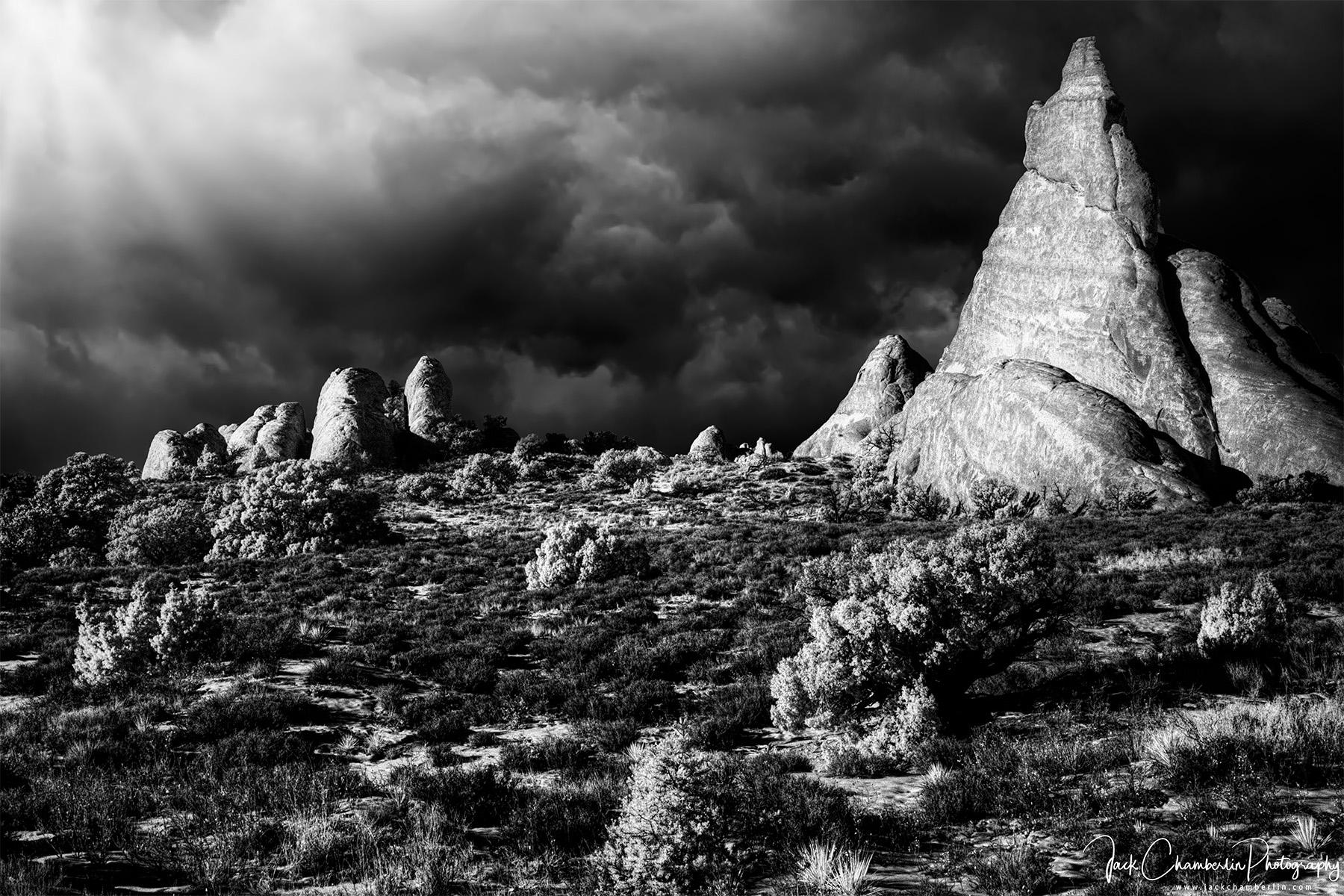 Cone formations - Arches National Park A mysterious cone formation at Arches National Park